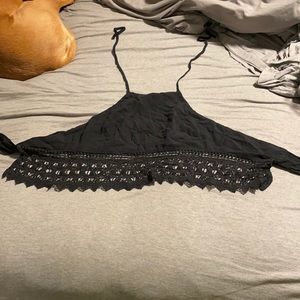 AE lace tie top
